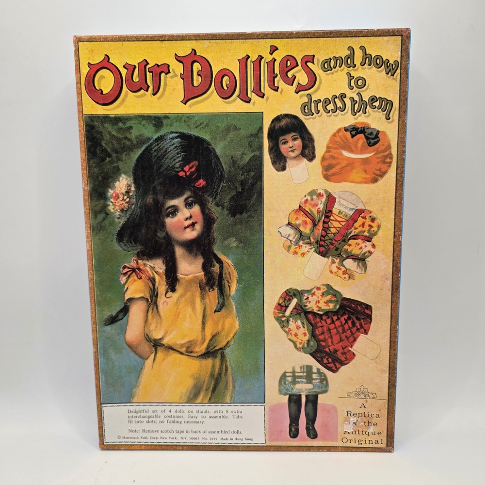 Merrimack Paper Doll Set Our Dollies Antique Replica Victorian Toy Boxed Unused